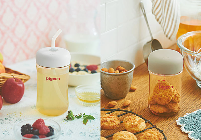 母乳実感®パーツ（ストロー、ふた）（Nursing Bottle Extended-Use Lid and Straw）