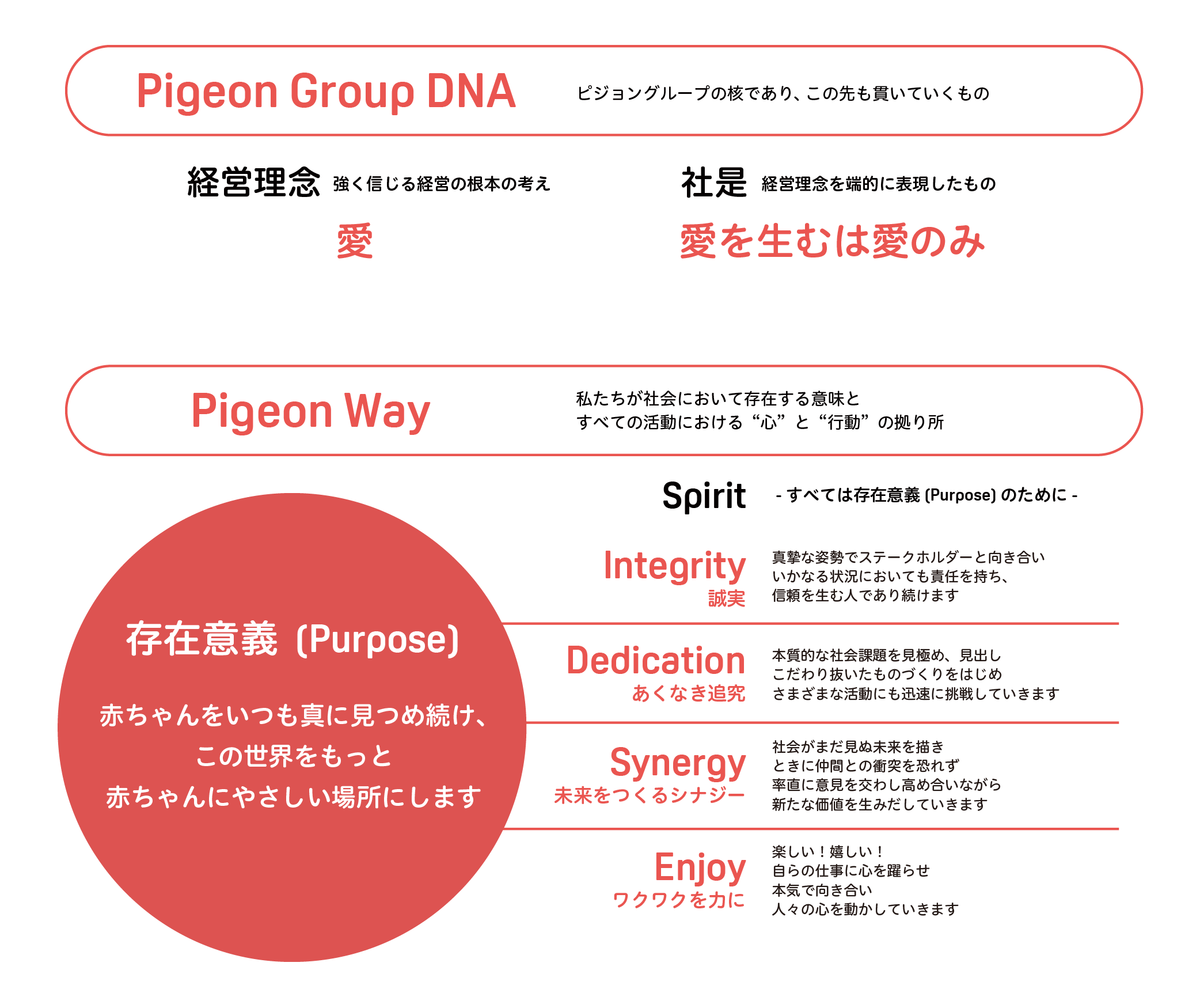 Pigeon DNA・Pigeon Wayの図