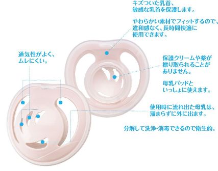 ピジョン 乳頭保護器　日常用