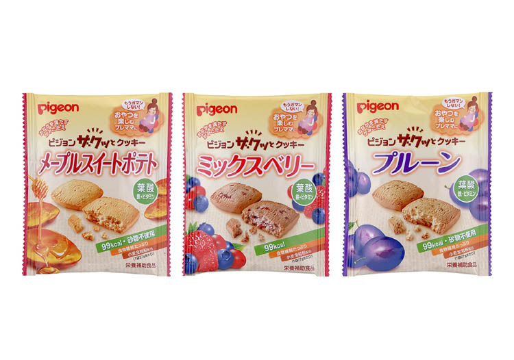 ピジョン ザクッとクッキー 新発売 ピジョン株式会社